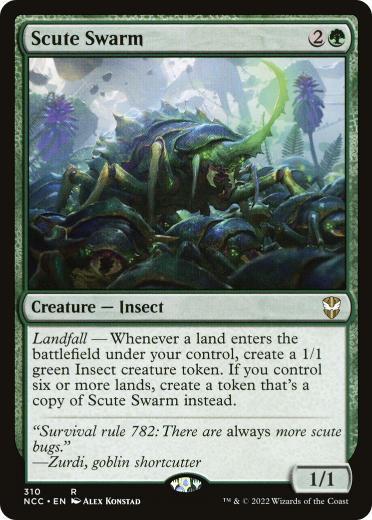 Scute Swarm (NCC-310)  - New Capenna Commander