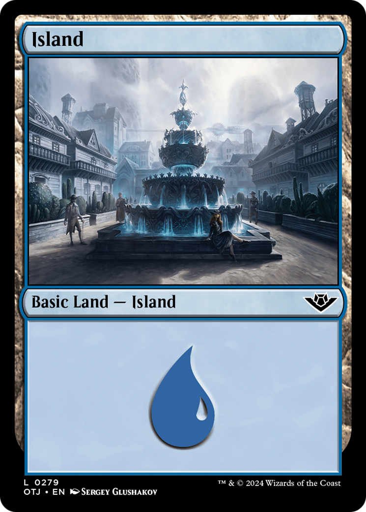 Island (0279) (OTJ-279)  Foil - Outlaws of Thunder Junction