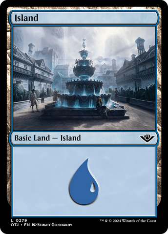 Island (0279) (OTJ-279)  Foil - Outlaws of Thunder Junction