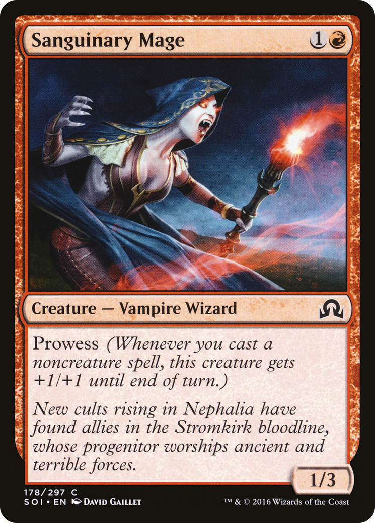 Sanguinary Mage (SOI-178)  Foil - Shadows over Innistrad