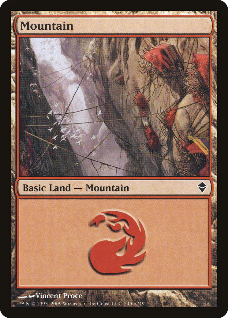 Mountain (245a) (ZEN-245A)  - Zendikar