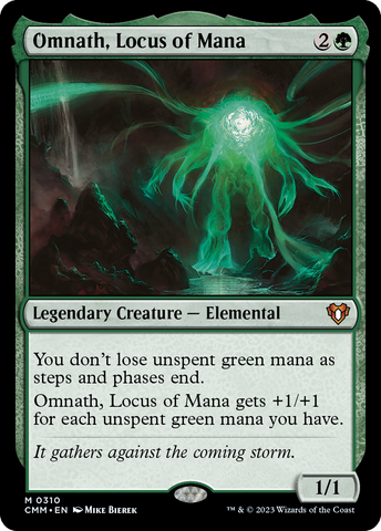 Omnath, Locus of Mana (CMM-310)  Foil - Commander Masters