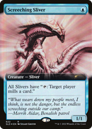 Screeching Sliver (Extended Art) (SLD-622) - Secret Lair Drop: (Extended Art) Foil