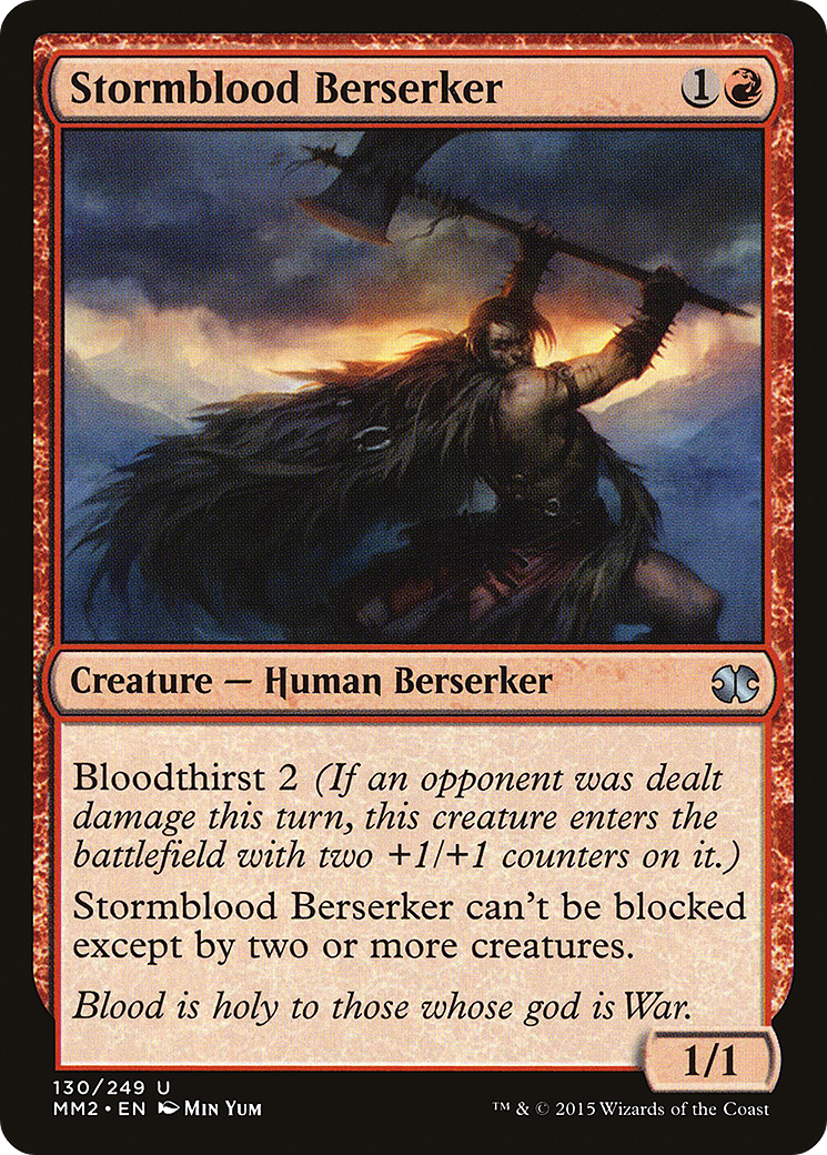 Stormblood Berserker (MM2-130)  - Modern Masters 2015