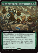 Thickest in the Thicket (Extended Art) (BLC-067)  - Bloomburrow Commander