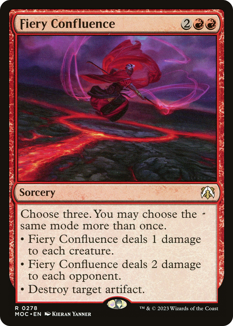 Fiery Confluence (MOC-278)  - March of the Machine Commander