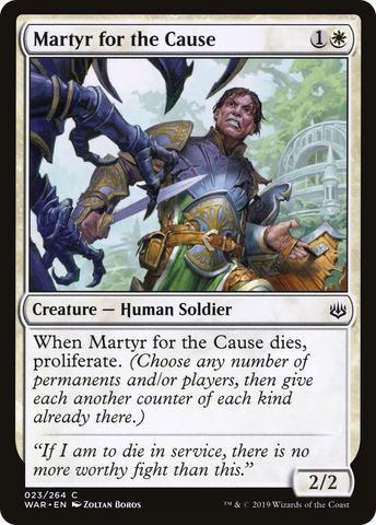 Martyr for the Cause (WAR-023)  Foil - War of the Spark