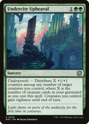 Undercity Upheaval (MAT-025)  Foil - March of the Machine: The Aftermath