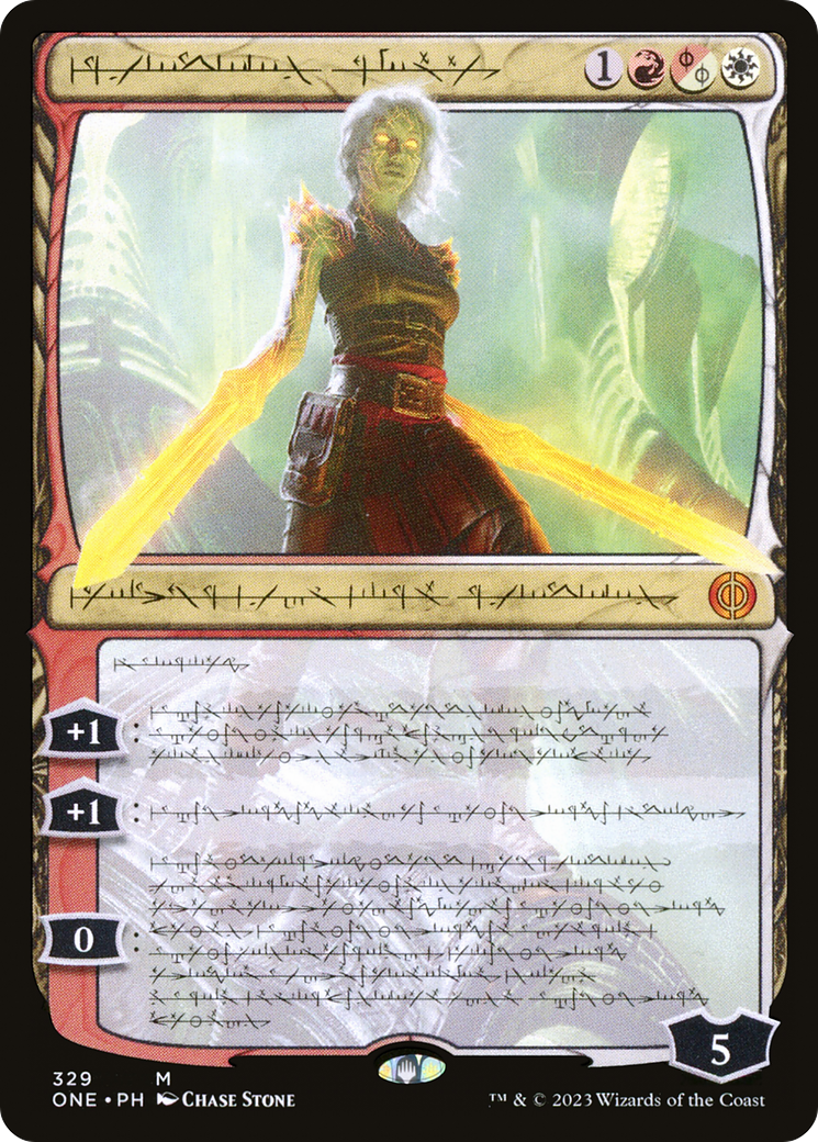 Nahiri, the Unforgiving (Phyrexian) (ONE-329)  - Phyrexia: All Will Be One: (Showcase)