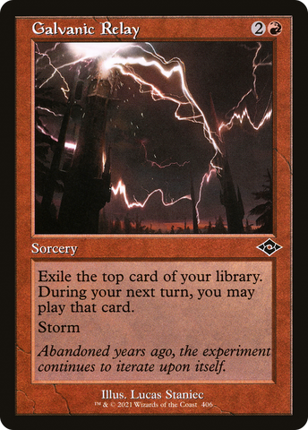Galvanic Relay (Retro Frame) (MH2-406)  Foil - Modern Horizons 2
