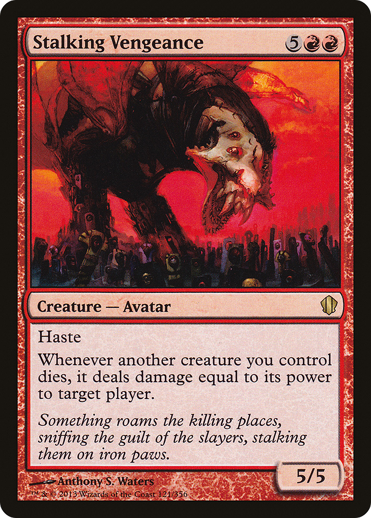 Stalking Vengeance (C13-121)  - Commander 2013