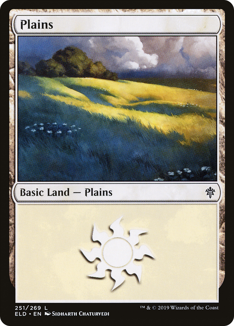 Plains (251) (ELD-251) - Throne of Eldraine Foil
