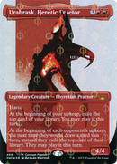 Urabrask, Heretic Praetor (Concept Praetor) (Step-And-Compleat Foil) (ONE-469)  Foil - Streets of New Capenna (Borderless)