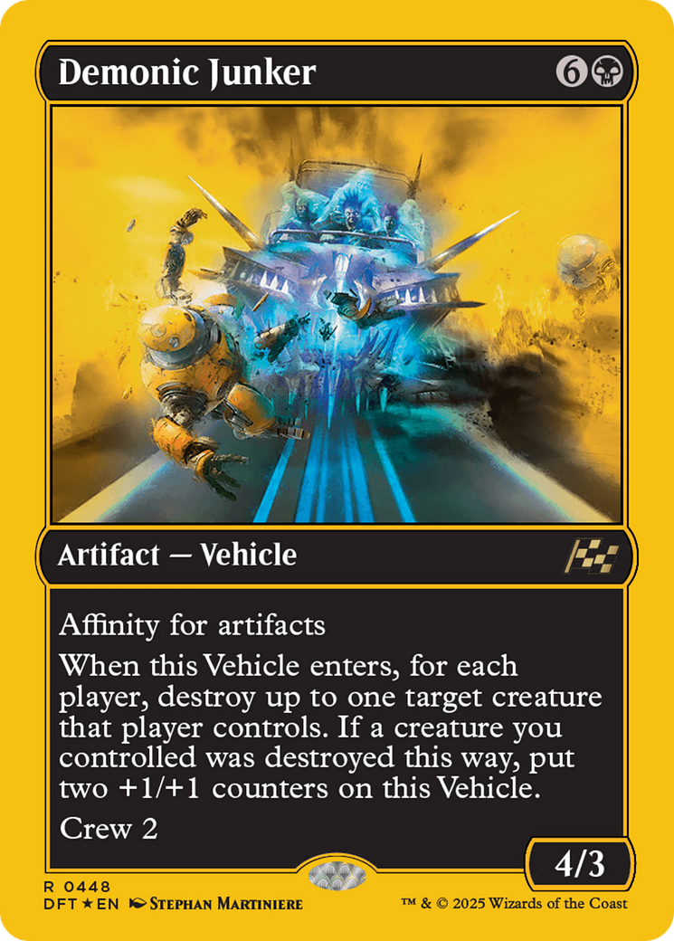 Demonic Junker (First-Place Foil) (DFT-448)  Foil - Aetherdrift