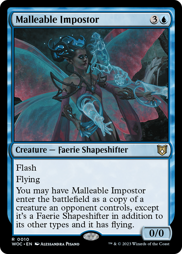 Malleable Impostor (WOC-010)  - Wilds of Eldraine Commander