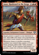 Anax, Hardened in the Forge (CMM-204)  Foil - Commander Masters: (enchantment)