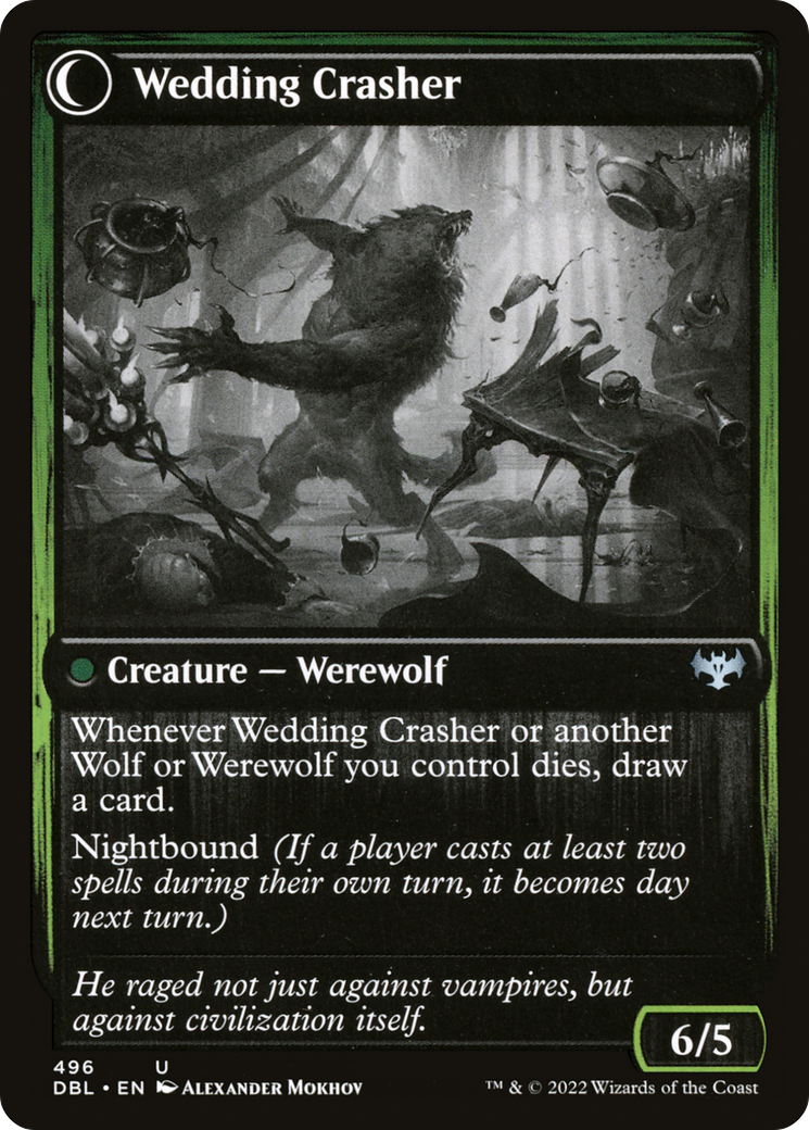 Wolfkin Outcast (DBL-496)  - Innistrad: Double Feature: (Double Faced Transform)
