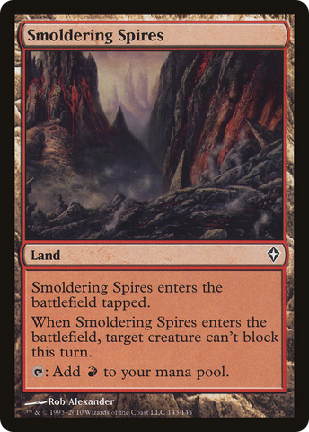 Smoldering Spires (WWK-143)  Foil - Worldwake