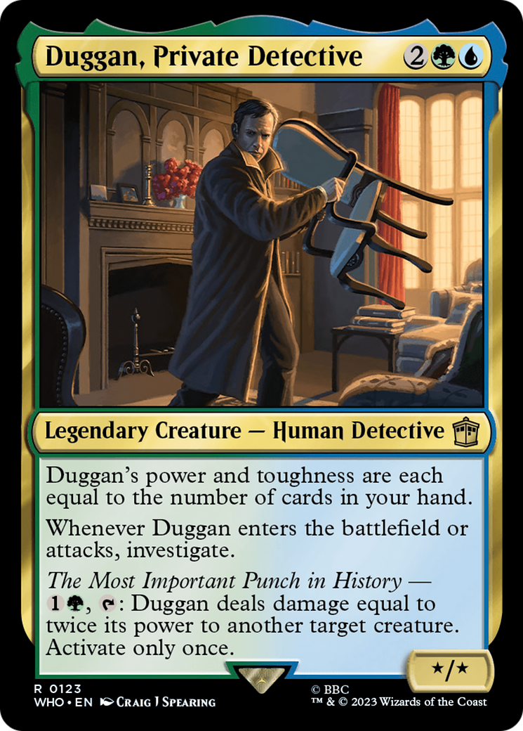 Duggan, Private Detective (WHO-123)  Foil - Doctor Who