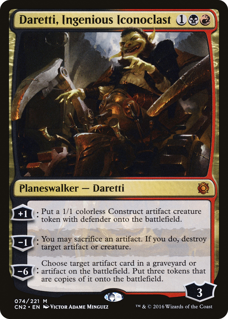 Daretti, Ingenious Iconoclast (CN2-074)  - Conspiracy: Take the Crown
