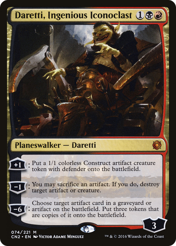 Daretti, Ingenious Iconoclast (CN2-074)  - Conspiracy: Take the Crown