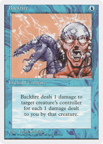 Backfire (4ED-)  - Fourth Edition