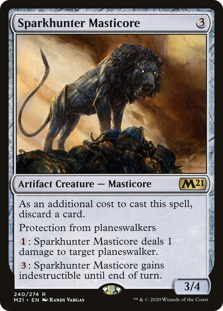 Sparkhunter Masticore (M21-240)  Foil - Core Set 2021