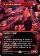 Screaming Nemesis (Borderless) (DSK-348)  Foil - Duskmourn: House of Horror