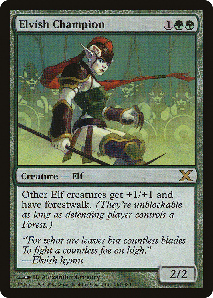 Elvish Champion (10E-261)  - Tenth Edition