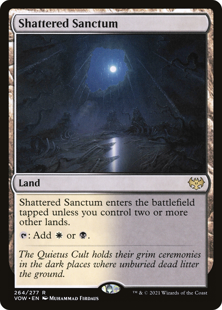 Shattered Sanctum (VOW-264)  Foil - Innistrad: Crimson Vow