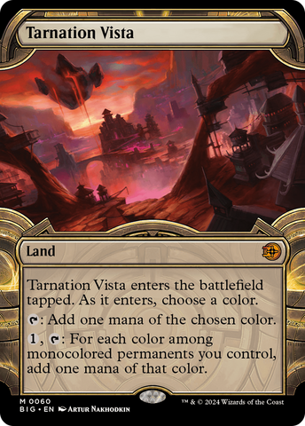 Tarnation Vista (Showcase) (BIG-060)  Foil - The Big Score: (Showcase)
