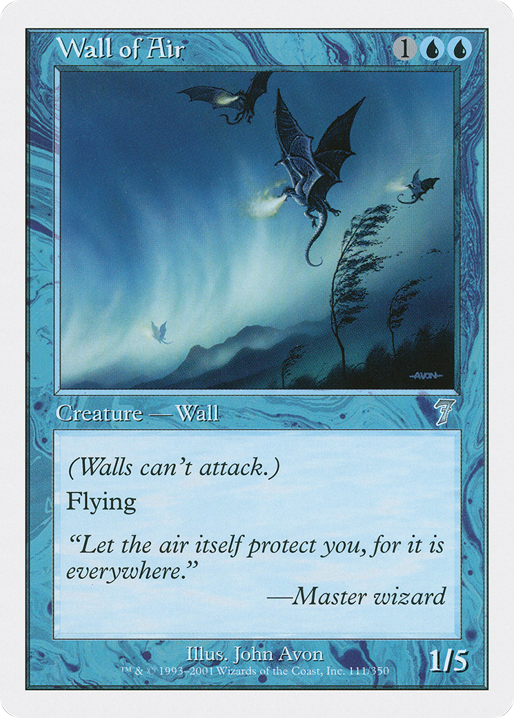 Wall of Air (7ED-111) - Seventh Edition