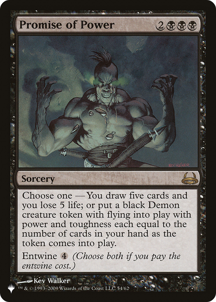 Promise of Power (LIST-54/62)  - The List