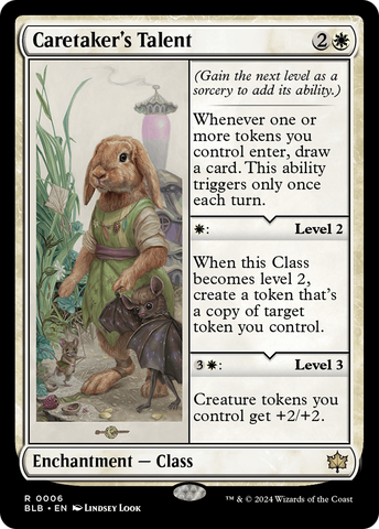 Caretaker's Talent (BLB-006)  Foil - Bloomburrow