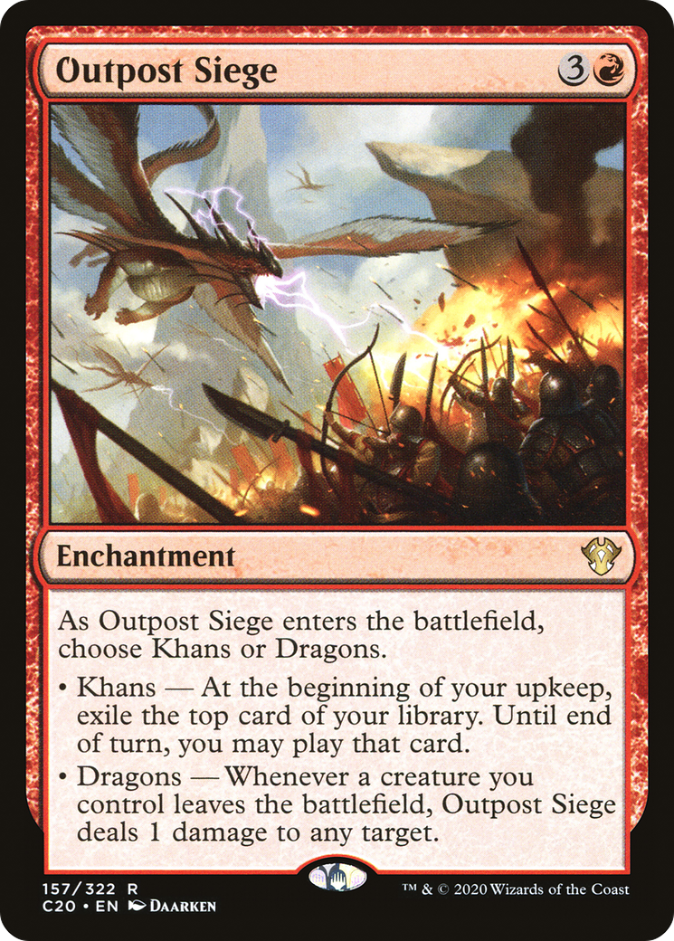 Outpost Siege (C20-157)  - Commander 2020