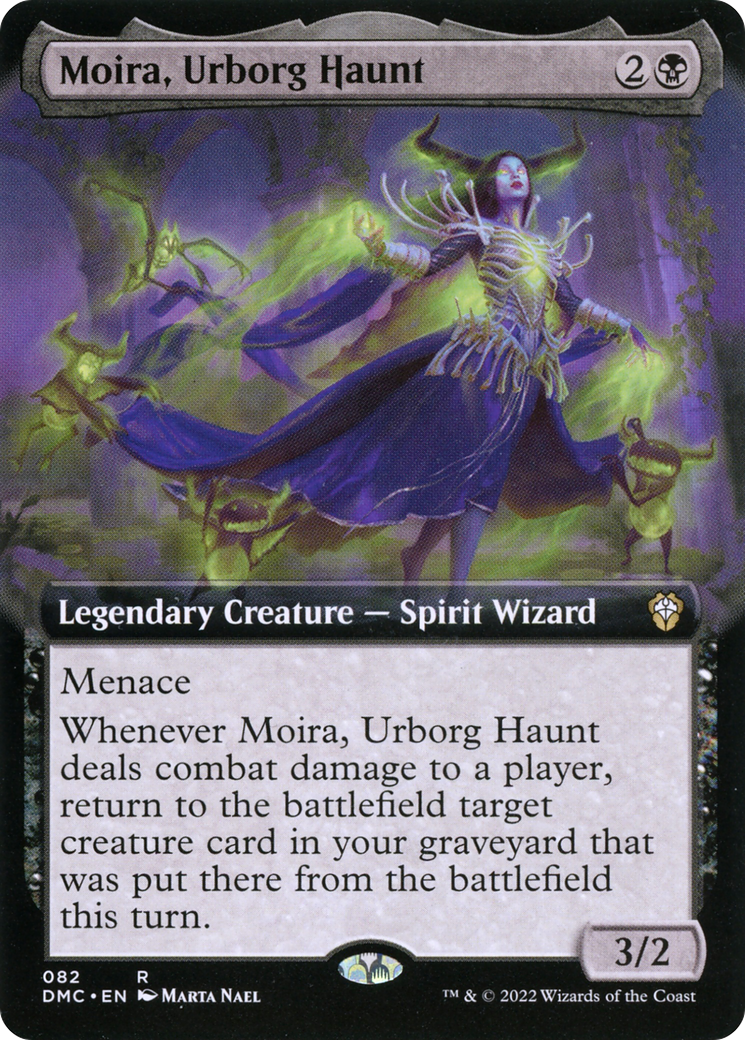 Moira, Urborg Haunt (Extended Art) (DMC-082)  - Dominaria United Commander: (Extended Art)