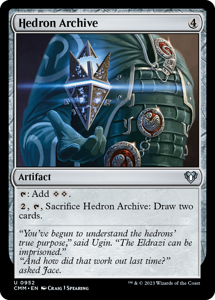 Hedron Archive (CMM-952)  - Commander Masters