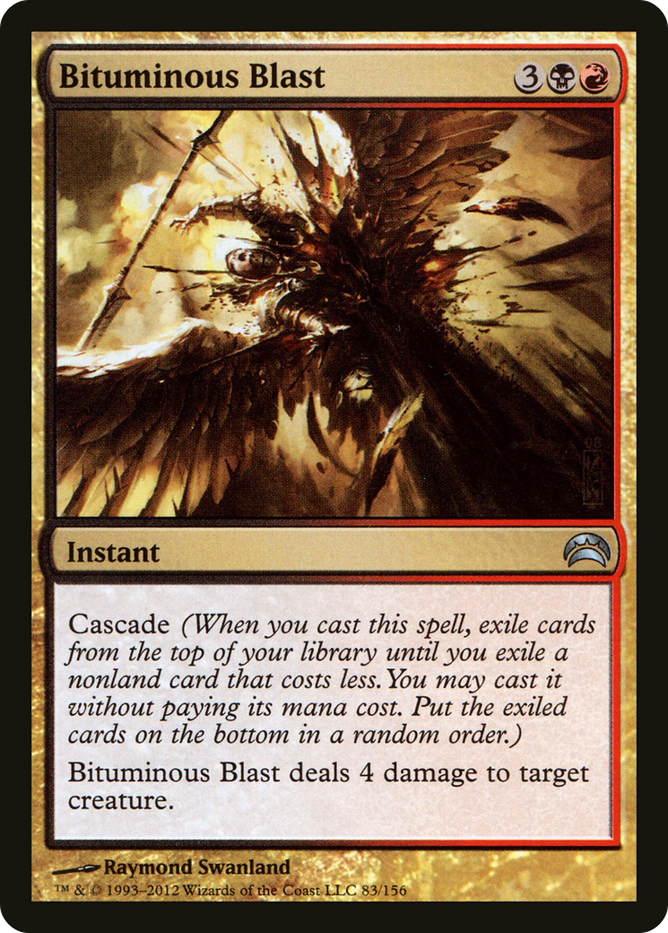 Bituminous Blast (PC2-083)  Foil - Planechase 2012