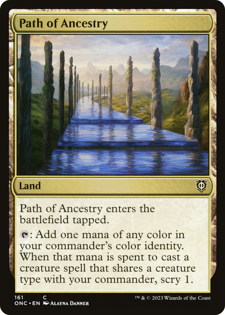 Path of Ancestry (ONC-161)  - Phyrexia: All Will Be One Commander