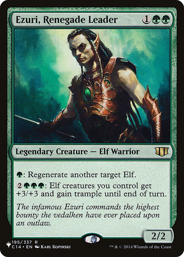 Ezuri, Renegade Leader (LIST-195/337)  - The List