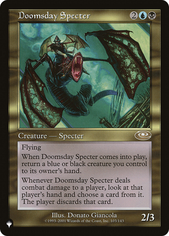 Doomsday Specter (LIST-PLS-103)  - The List