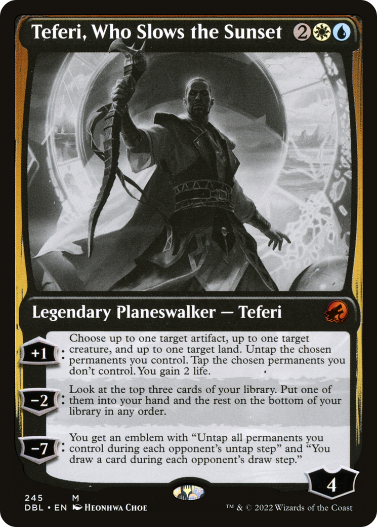 Teferi, Who Slows the Sunset (DBL-245)  - Innistrad: Double Feature