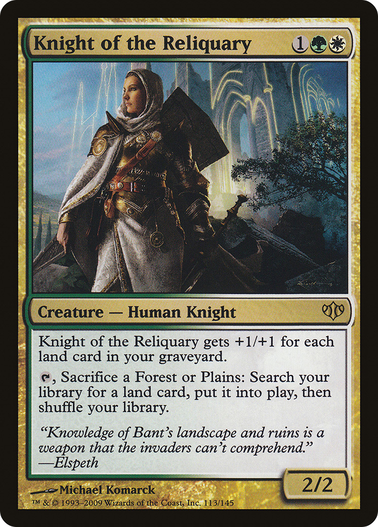 Knight of the Reliquary (CON-113)  Foil - Conflux