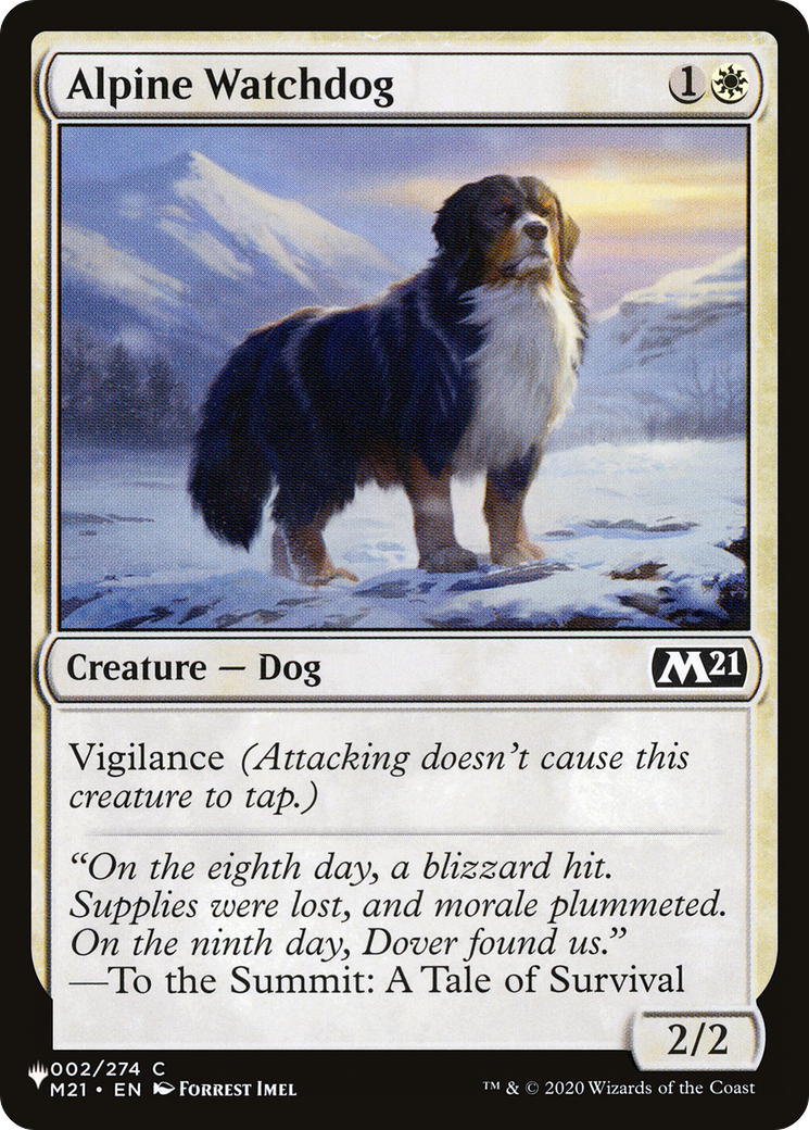 Alpine Watchdog (LIST-M21-2)  - The List