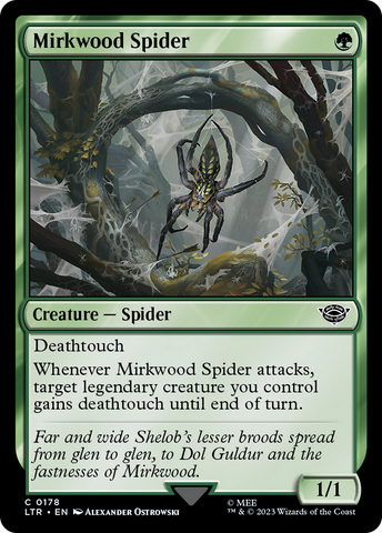 Mirkwood Spider (LTR-178)  Foil - The Lord of the Rings: Tales of Middle-earth