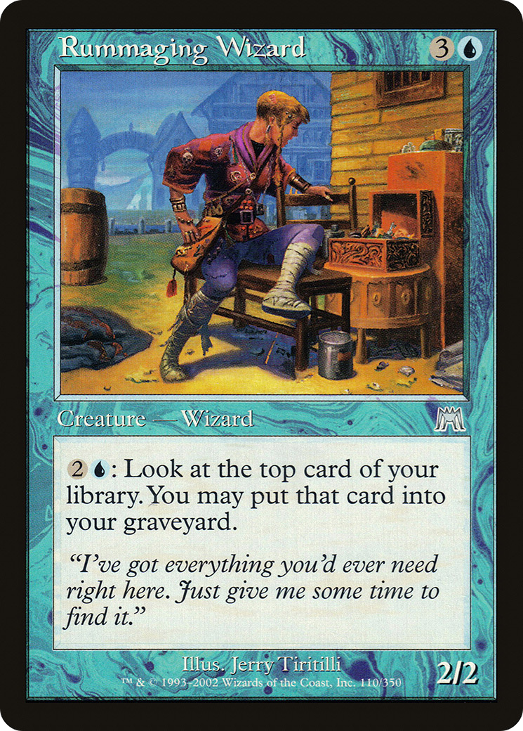 Rummaging Wizard (ONS-110)  Foil - Onslaught