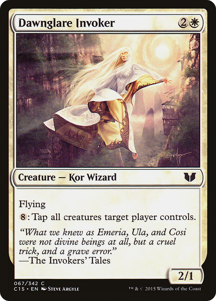 Dawnglare Invoker (C15-067)  - Commander 2015