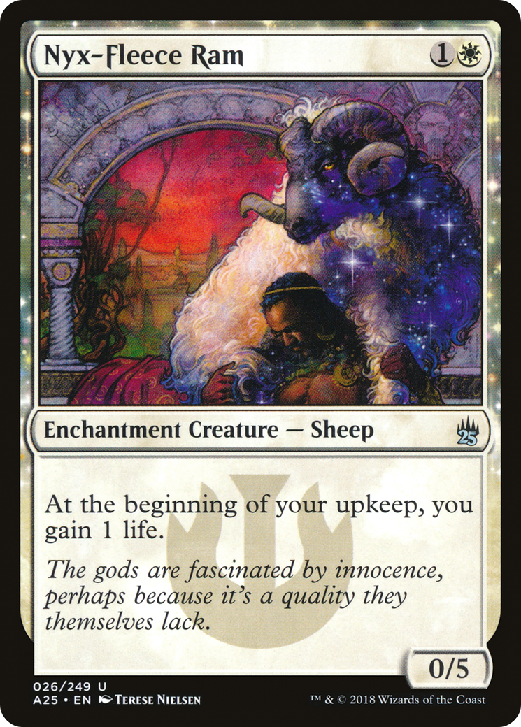 Nyx-Fleece Ram (A25-026)  Foil - Masters 25: (enchantment)