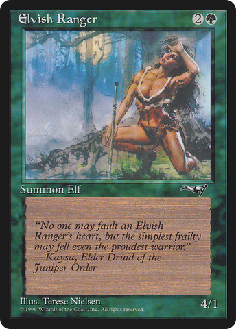 Elvish Ranger (Female) (ALL-068) - Alliances