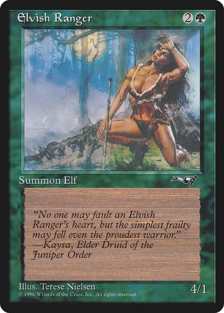 Elvish Ranger (Female) (ALL-068)  - Alliances